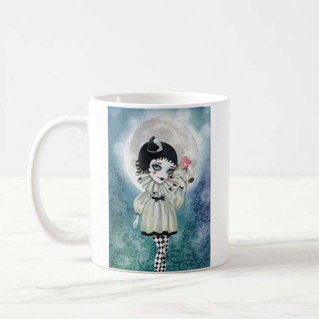 Tasse Pierrette sous la lune glacée (Gauche)