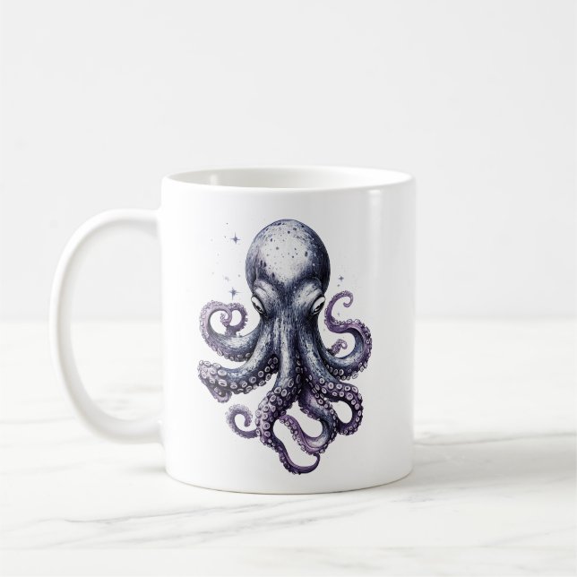 Tasse Pieuvre Vie Océanique (Gauche)