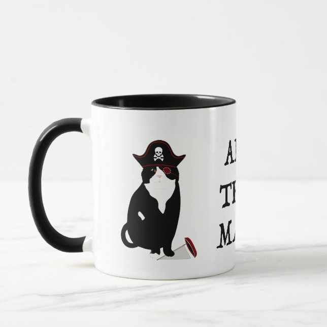 Tasse Pirate Chat Ahoy (Gauche)