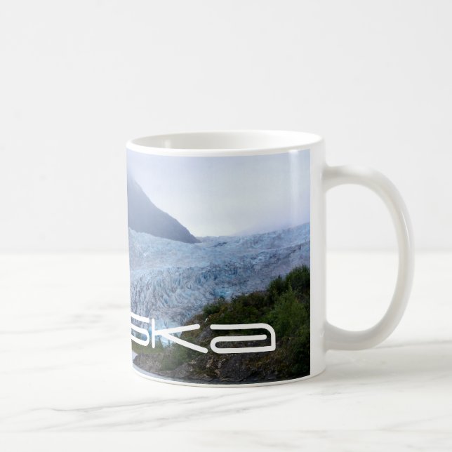 Tasse pittoresque de photo de glacier d'Alaska (Droite)