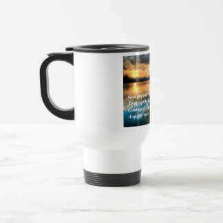 Tasse pittoresque de voyage de prière de sérénité