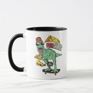 Tasse Pizzasaurus Cool Skater T-Rex Amateur de Piz