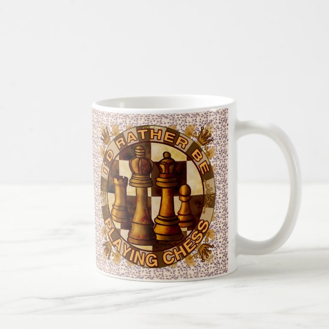 Tasse Plutôt Jouer aux Échecs (Droite)