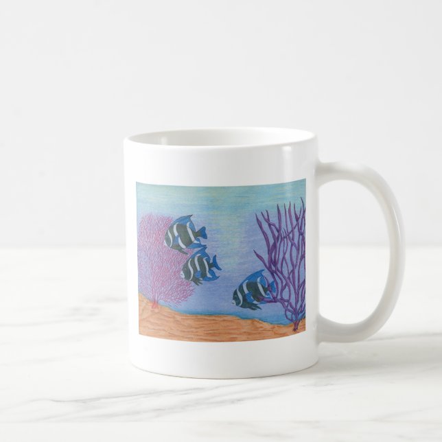 Tasse : Poissons d'ange (Droite)