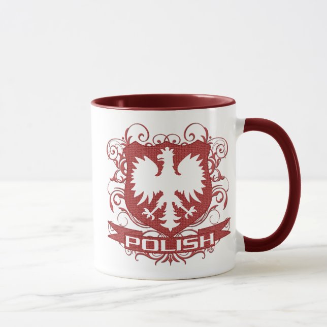 Tasse polonaise de crête d'Eagle (Droite)