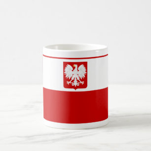 Tasse polonaise de drapeau