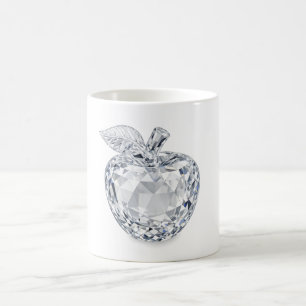 Tasse Pomme en Cristal Facetté