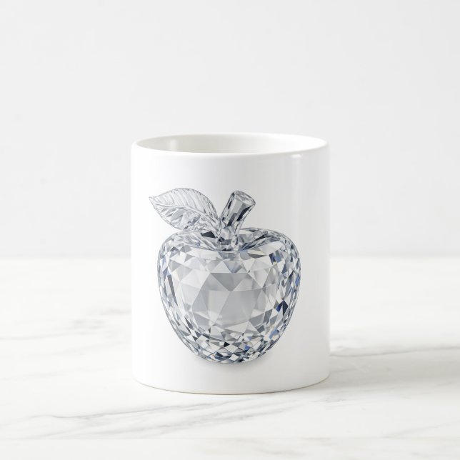 Tasse Pomme en Cristal Facetté (Centre)