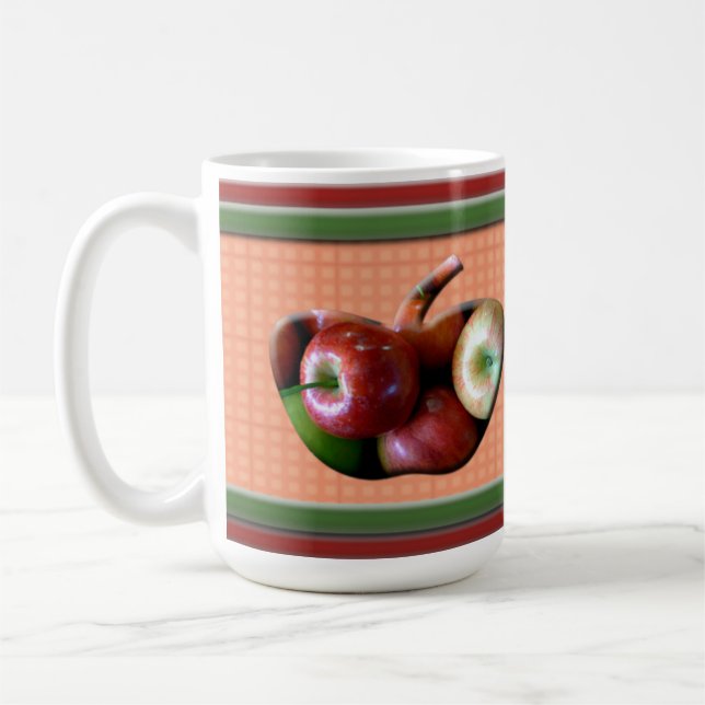 Tasse Pommes Rouges & Vertes (Gauche)