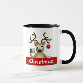 Tasse pompette drôle de vacances de Joyeux Noël de