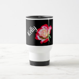 Tasse potable de monogramme de fleur
