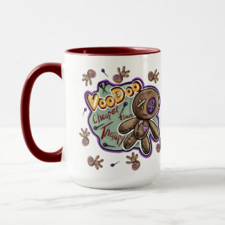 Tasse poupée vaudou fantaisiste