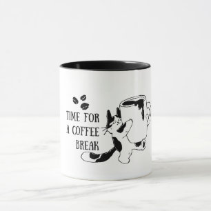 Tasse pour amateur de chats mignards pour une paus