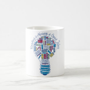 Tasse pour amateur de livres « Lire est toujours u