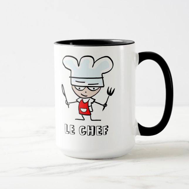 Tasse pour amateur de nourriture avec cartoon de c (Droite)