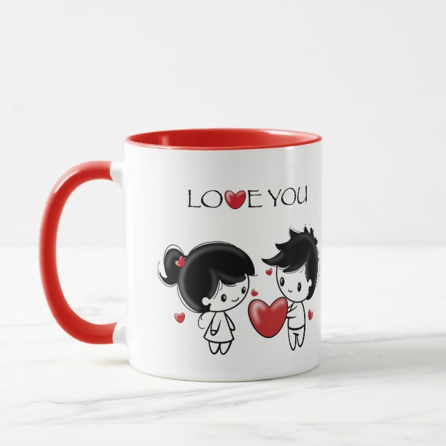 Tasse pour amoureux (Gauche)