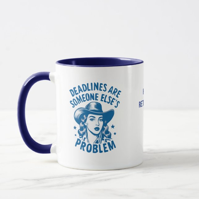 Tasse pour ancien gestionnaire de bureau – Cadeau  (Gauche)