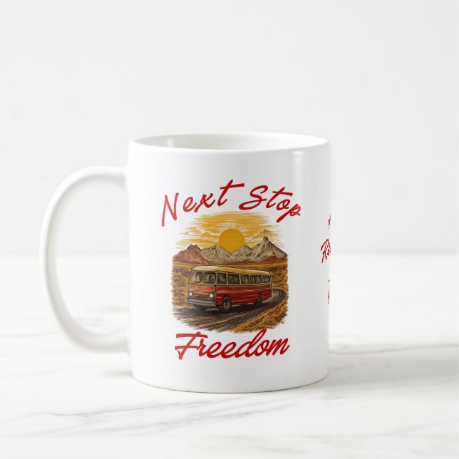 Tasse pour chauffeur de bus à la retraite – Cadeau (Gauche)