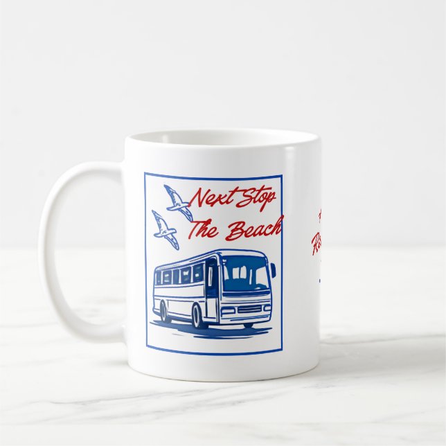 Tasse pour chauffeur de bus à la retraite – Cadeau (Gauche)
