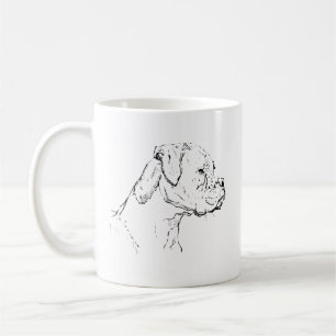 Tasse pour chien Boxer – Mug à café avec dessin à