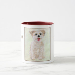Tasse pour chien Morkie adorable