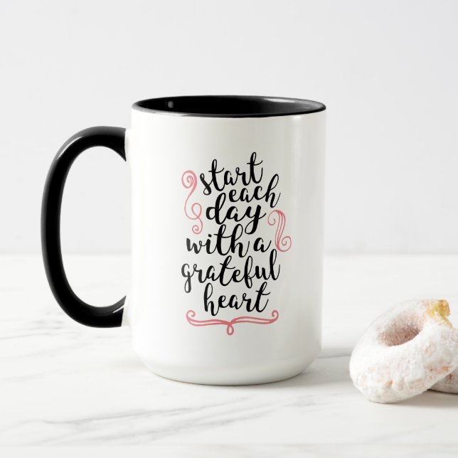 Tasse pour commencer chaque journée (Avec donut)