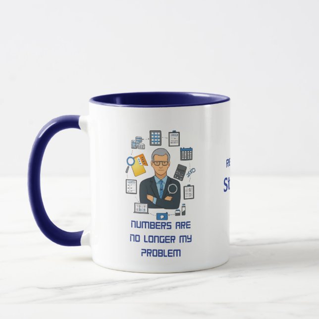 Tasse pour Comptable à la Retraite – Cadeau de Ret (Gauche)