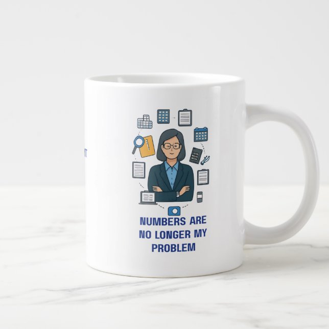 Tasse pour Comptable à la Retraite – Cadeau de Ret (Droite)