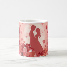 Tasse pour couple romantique Cadeau de la Saint-Va