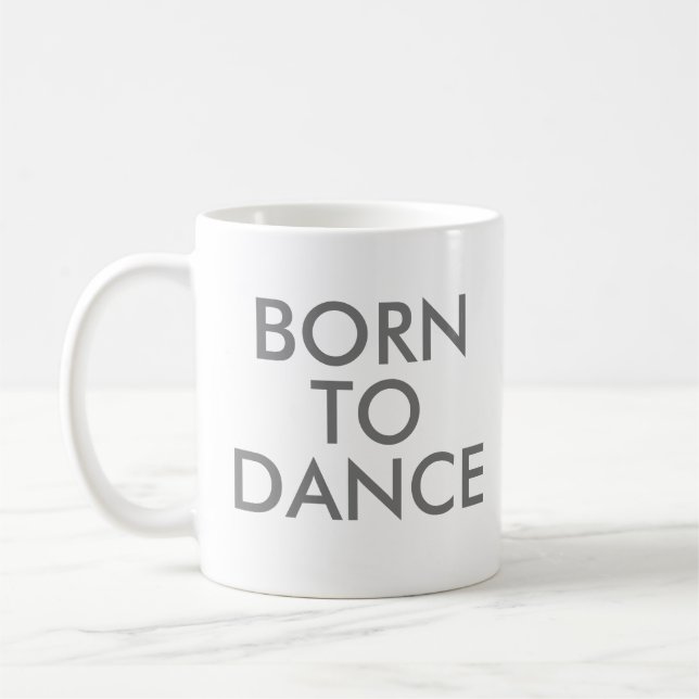 Tasse pour danseurs nés | Cadeau de récital (Gauche)