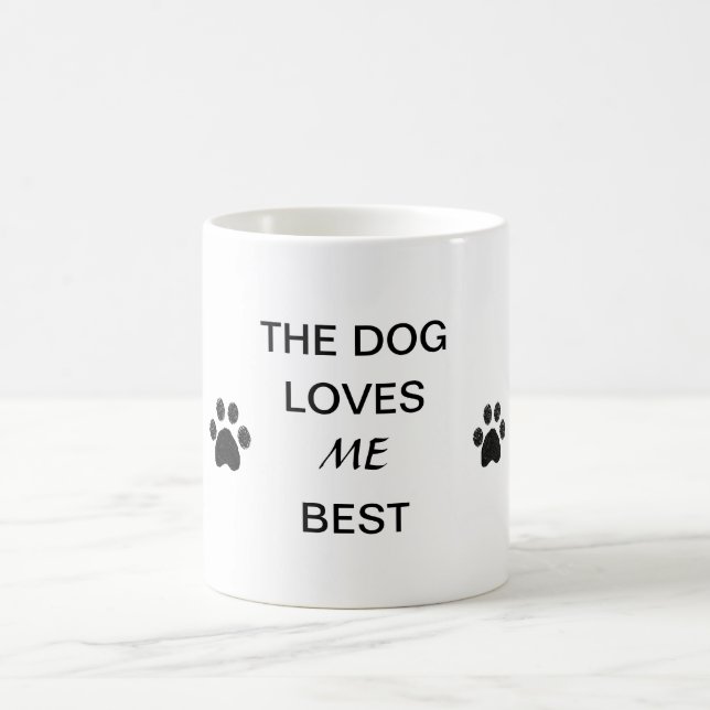Tasse pour des amoureux de les chiens partout (Centre)