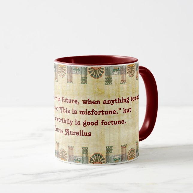 Tasse pour des Stoics/rouge (Devant droit)