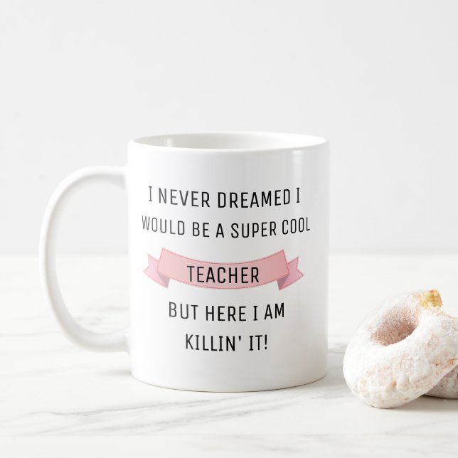Tasse pour Enseignant Cadeau pour Enseignant pour  (Avec donut)