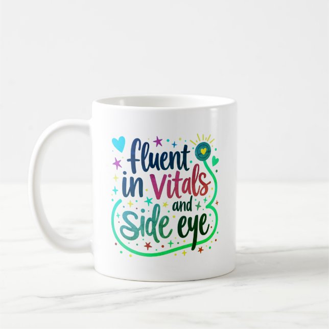 Tasse pour infirmière Pastel et Fluente en Constan (Gauche)