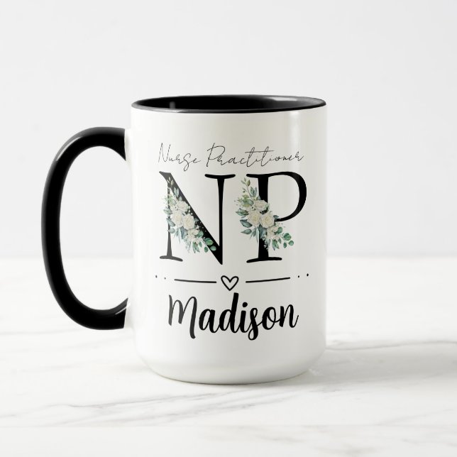 Tasse pour infirmière praticienne, infirmière prat (Gauche)