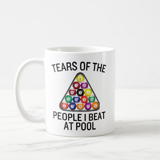 Tasse pour joueur de billard américain (Gauche)