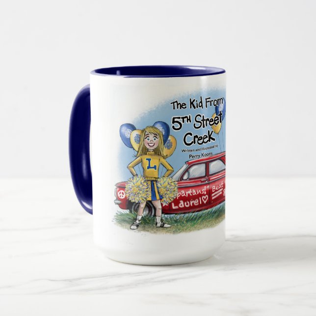 Tasse pour la promotion 1972 de Laurel High School (Devant gauche)