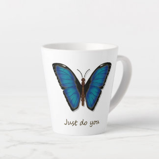Tasse pour Latte Papillon Bleu