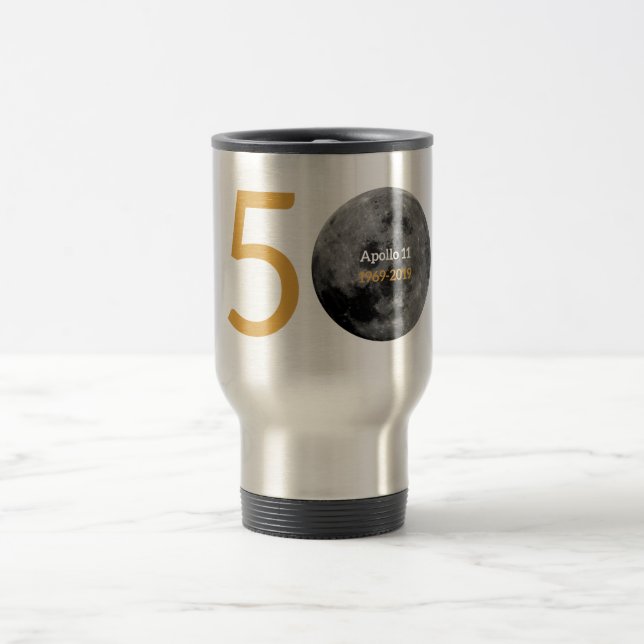 Tasse pour le cinquantième anniversaire d'Apollo (Centre)