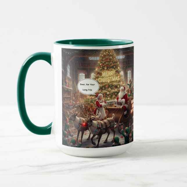 Tasse pour le long voyage de Santa (Gauche)