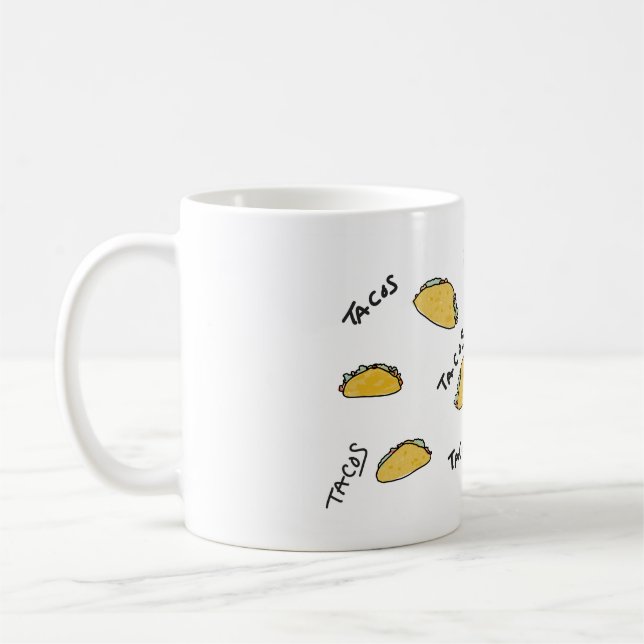 Tasse pour les Amoureux de Taco, Illustration (Gauche)