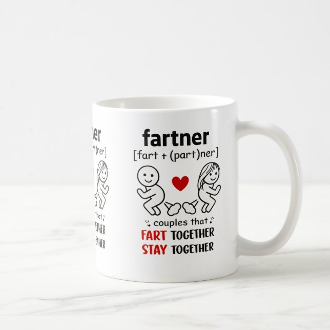 Tasse pour les couples qui pètent ensemble (Droite)