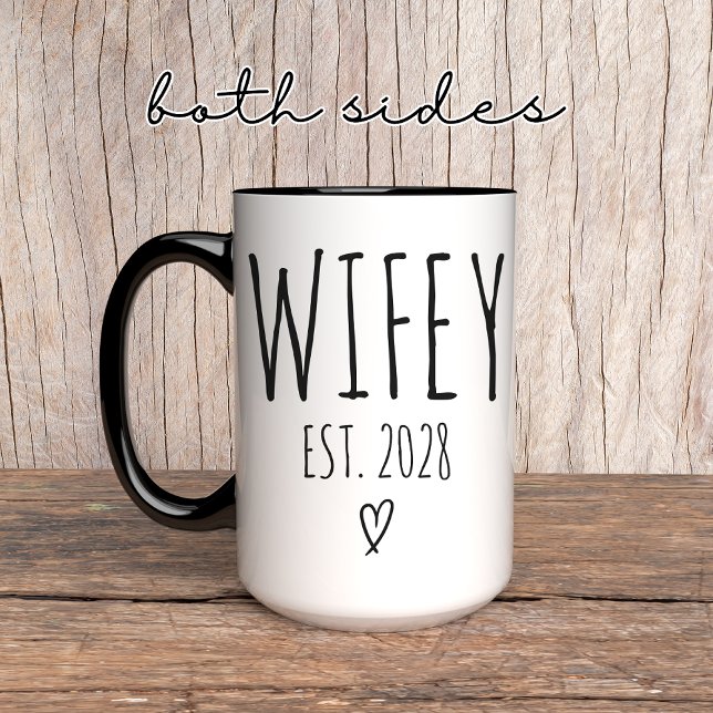Tasse pour ma femme – Cadeau de mariage personnali (wedding gift mug, newlyweds gift mug, custom bride mug, engagement gift mug, anniversary mug gift,)