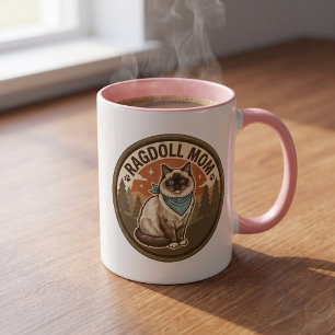 Tasse pour maman de chat Ragdoll - Cadeau pour ell