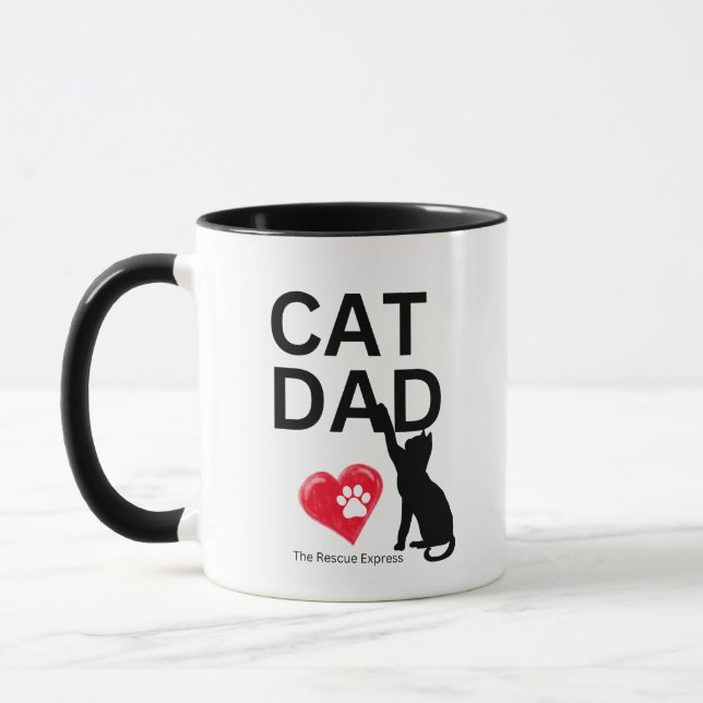 Tasse pour papa de chat (Gauche)
