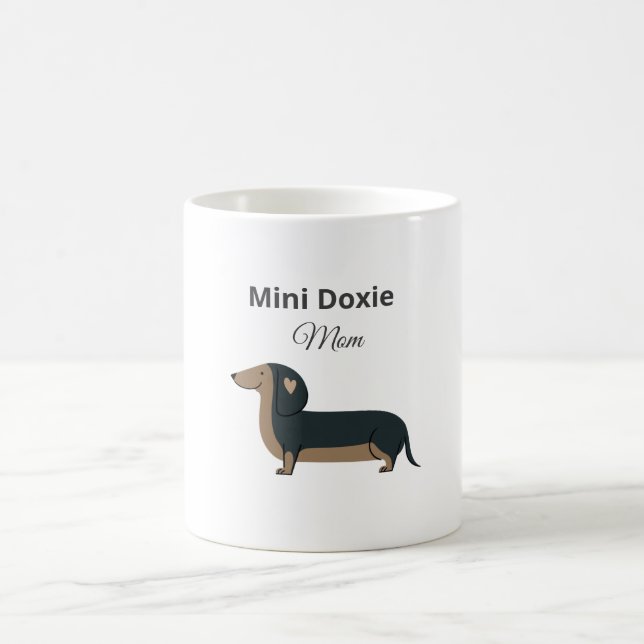 Tasse pour papa de Mini Dachshund cadeau pour papa (Centre)
