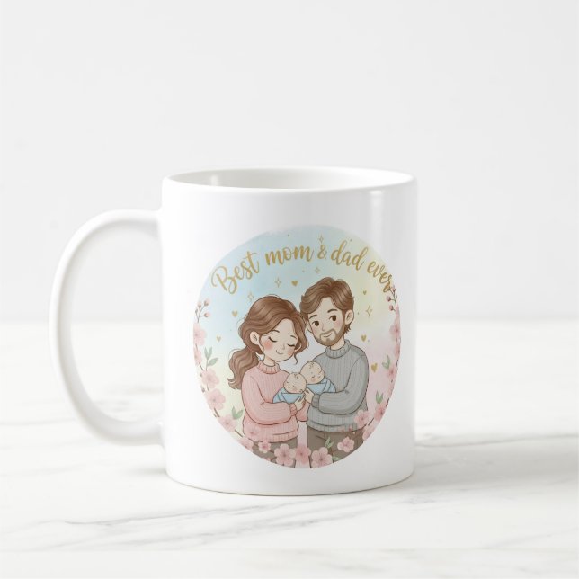 Tasse pour papa et maman  (Gauche)