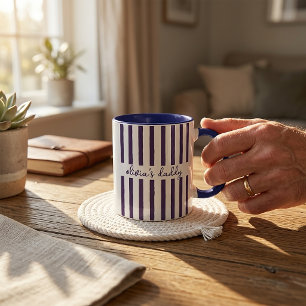 Tasse pour papa : Mug personnalisé avec les noms d