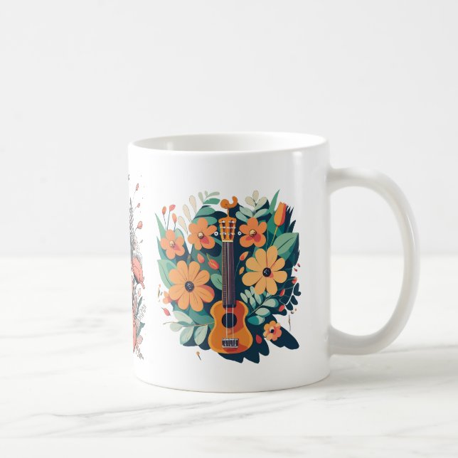 Tasse pour passionné d'ukulélé (Droite)