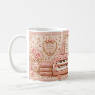Tasse pour professeur de musique à l'orgue électro